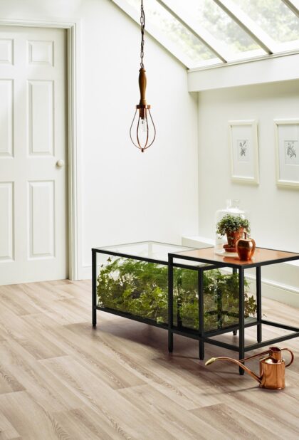 Designatex PUR vinyl flooring installation photograph 1