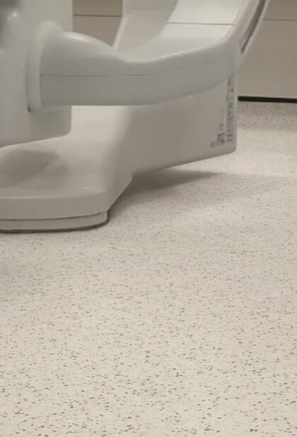 OHMega EC ESD vinyl flooring in a commercial interior