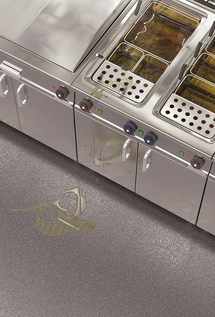 Polysafe Apex 55 safety vinyl flooring installation photograph 2