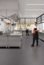 Polysafe Apex 55 safety vinyl flooring installation photograph 3