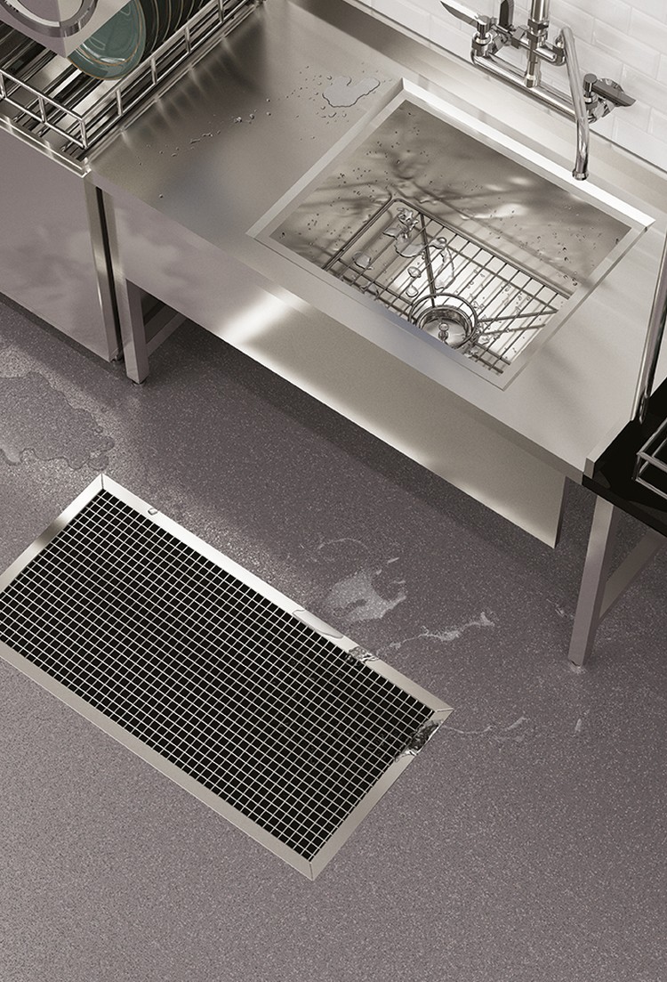 Polysafe Apex 55 safety vinyl flooring installation photograph 4