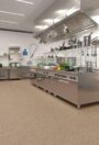 Polysafe Apex 55 safety vinyl flooring in a commercial interior