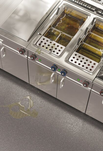 Polysafe Apex safety vinyl flooring installation photograph 1