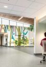 Polysafe Mosaic PUR safety vinyl flooring installation photograph 1