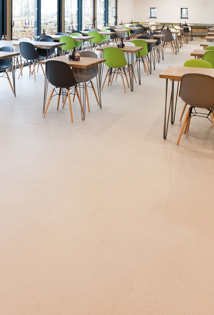 Polysafe QuickLay PUR safety vinyl flooring installation photograph 4