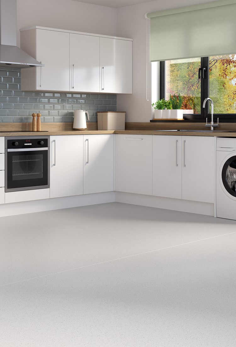 Polysafe QuickLay PUR safety vinyl flooring installation photograph 5