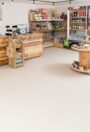 Polysafe QuickLay PUR safety vinyl flooring installation photograph 6