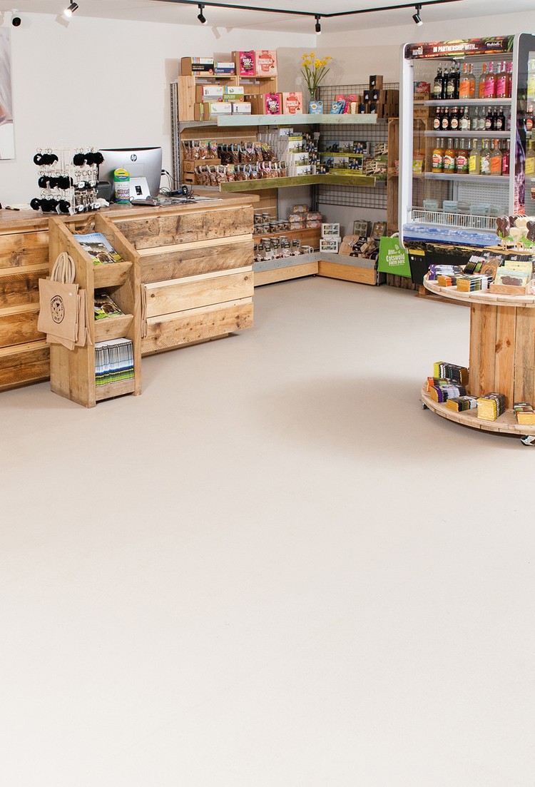 Polysafe QuickLay PUR safety vinyl flooring installation photograph 6