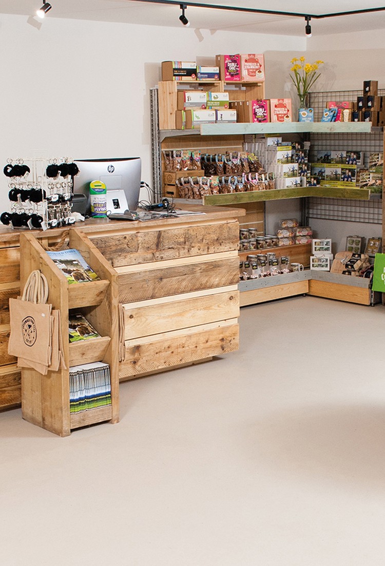 Polysafe QuickLay PUR safety vinyl flooring in a commercial interior