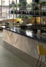 Polysafe Stone fx PUR safety vinyl flooring installation photograph 2