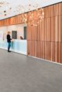 Polysafe Stone fx PUR safety vinyl flooring installation photograph 7