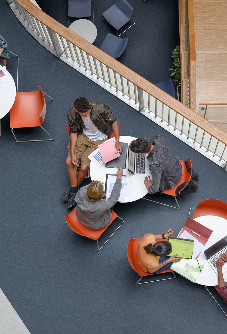 Polysafe Verona PUR: Pure Colours safety vinyl flooring installation photograph 3