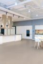 Polysafe Verona PUR: Pure Colours safety vinyl flooring installation photograph 4