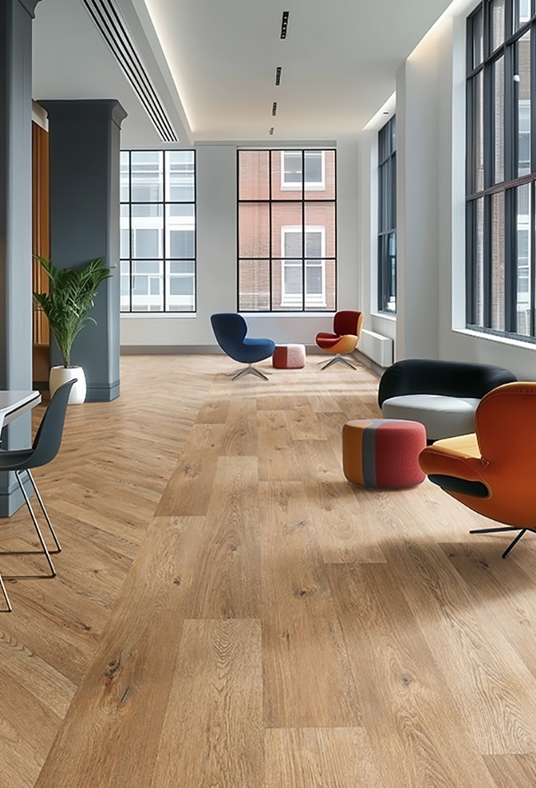 Silentflor PUR vinyl flooring installation photograph 2