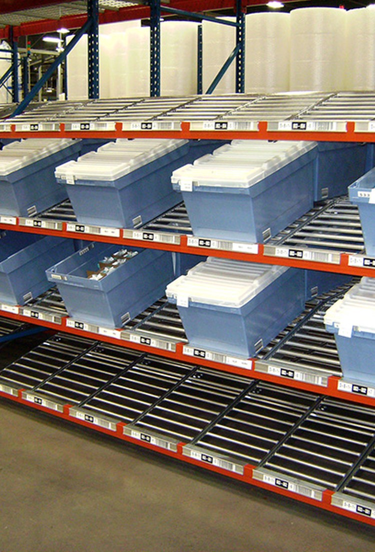 Carton Flow Racking 1 Carton Flow Racking photograph 1