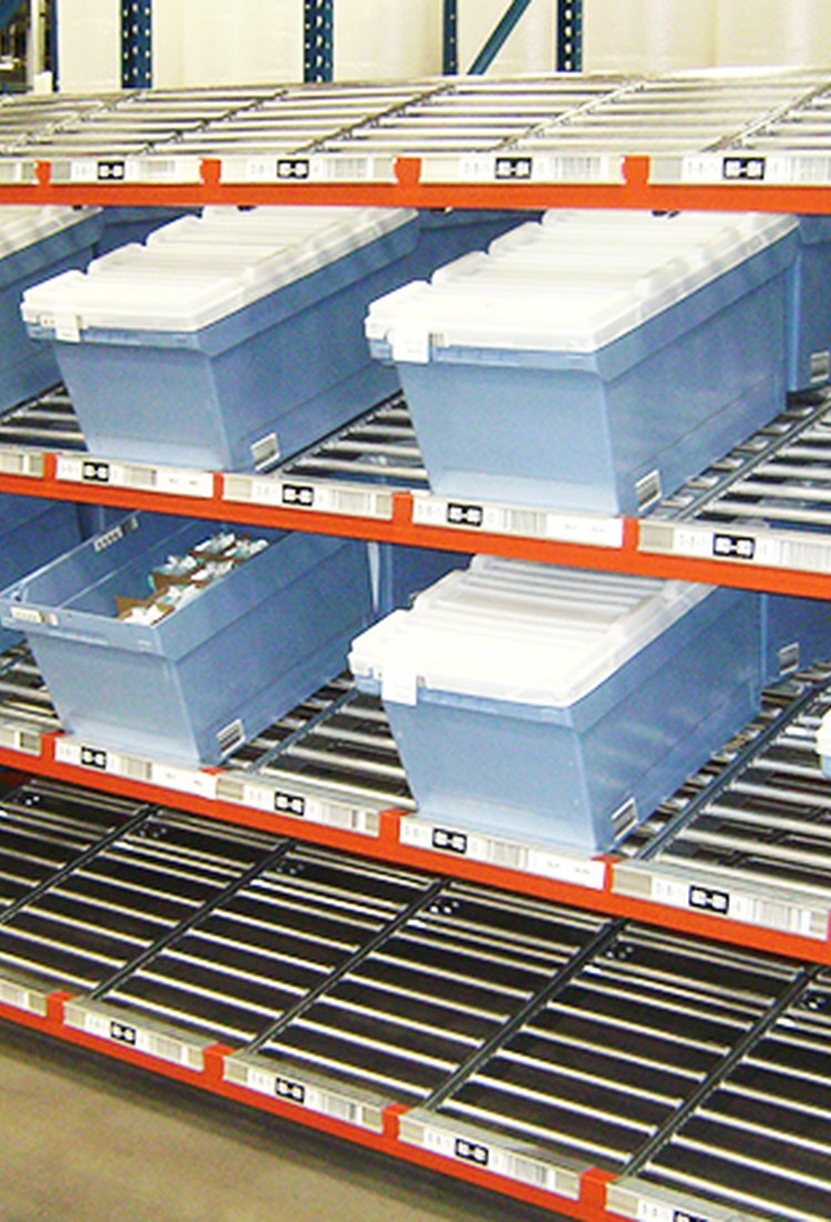 Carton Flow Racking 2 Carton Flow Racking photograph 2