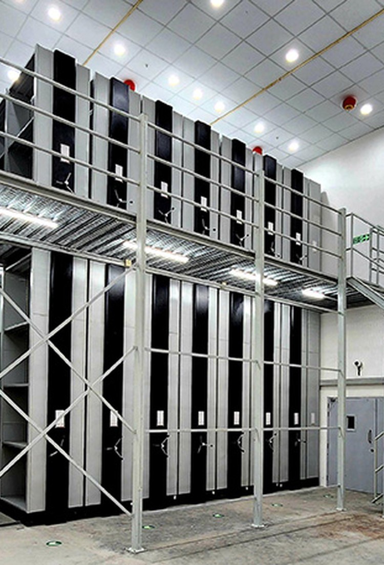 Kompress Double Decker Mobile Storage Compactor storage system