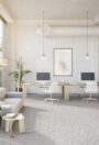 modulyss DSGN Absolute carpet tiles installed in an office interior