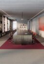modulyss First Forward carpet tiles installed in a commercial interior