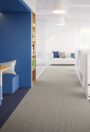 modulyss First Straightline carpet tiles installed in a commercial interior