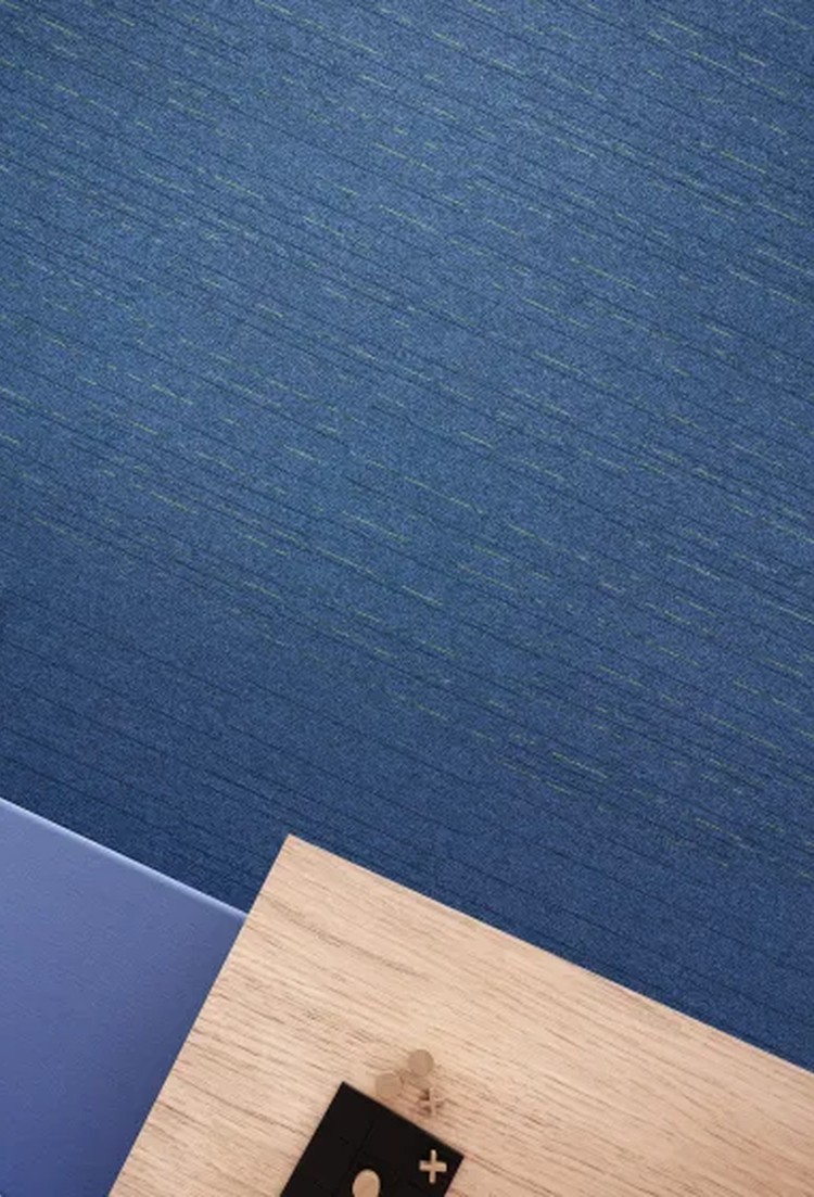 First Straightline carpet tiles installation photograph 2