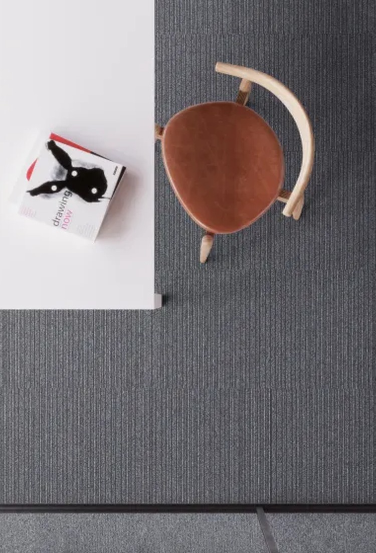 First Streamline carpet tiles installation photograph 3