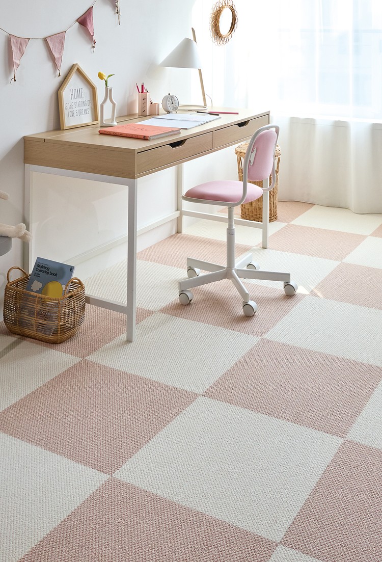 Japan Carpet Home Tile 100 carpet tiles in a commercial interior