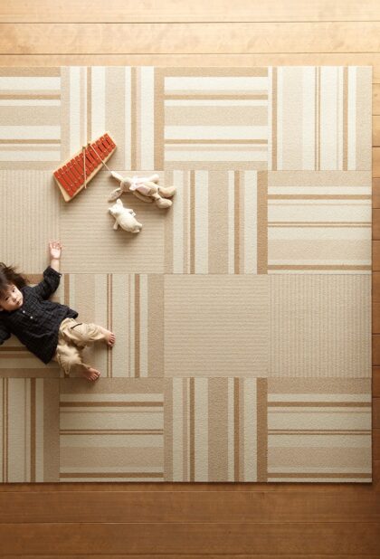 Japan Carpet Home Tile 200 carpet tiles in a commercial interior