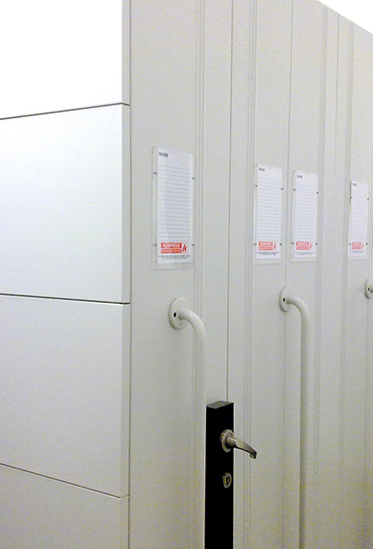 Manual Push Pull Compactor storage system photograph 1