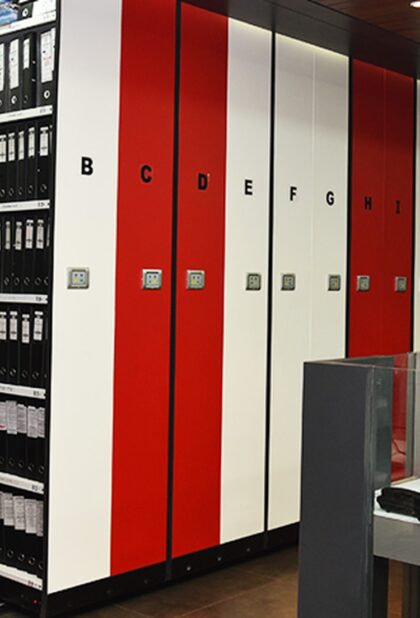 Motorised Mobile Storage Compactor storage system photograph 1