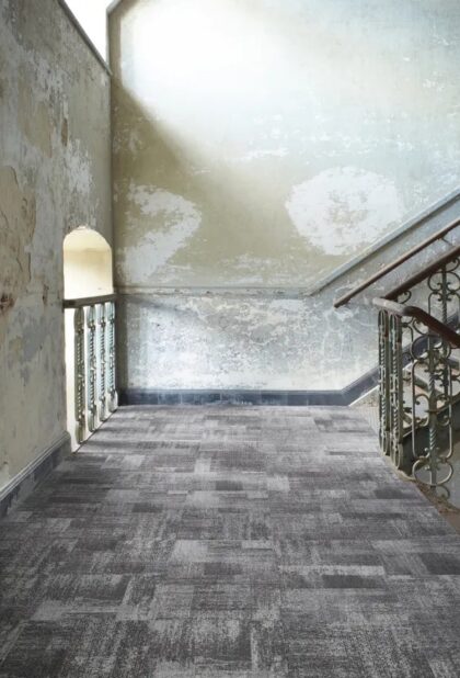 modulyss Pixel carpet tiles installed in a commercial interior