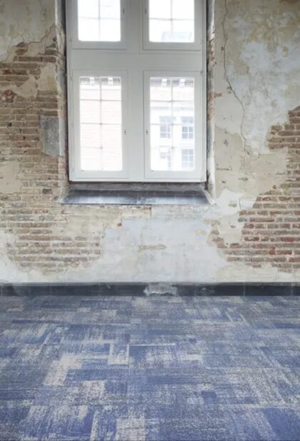 Pixel carpet tiles installation photograph 1