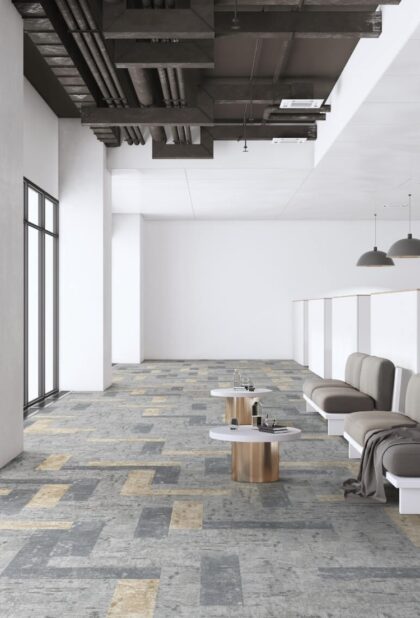 Japan Carpet PTC5100 series carpet tiles in a commercial interior