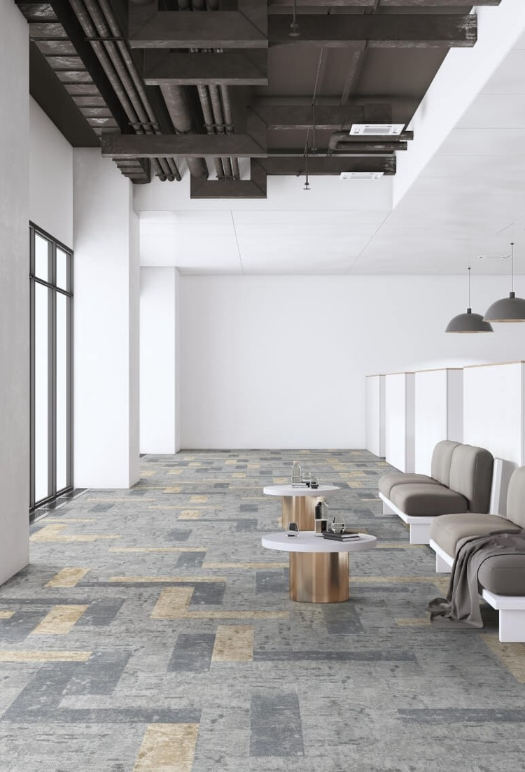Japan Carpet PTC5100 series carpet tiles in a commercial interior
