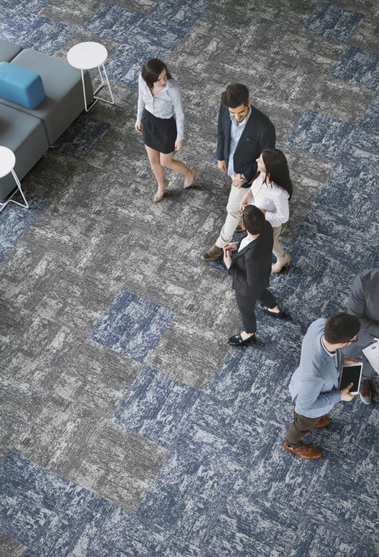 Japan Carpet TC4300 series carpet tiles in a commercial interior