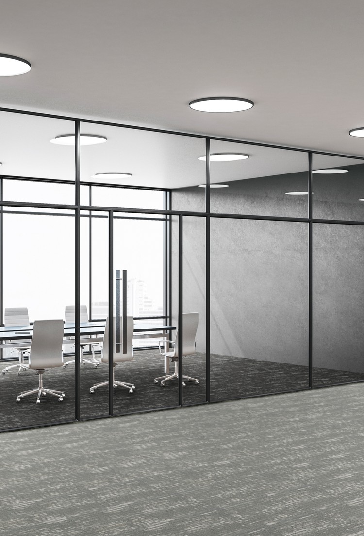 Japan Carpet TC4350 series carpet tiles in a commercial interior