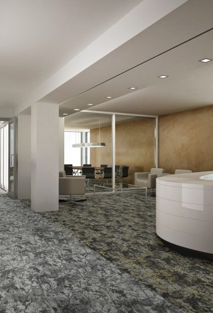 Japan Carpet TC5200 series carpet tiles in a commercial interior