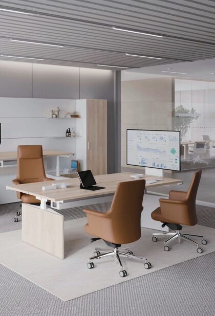Kammer Executive Motion Desk & Panel