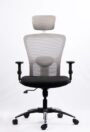 NX J H High-Back Mesh Chair - White Frame
