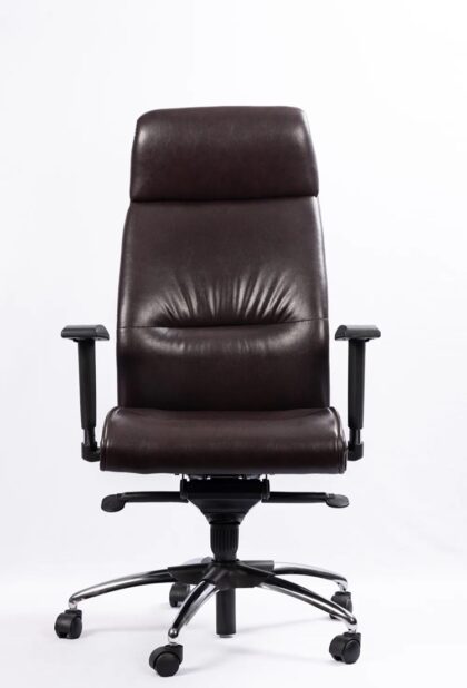 NX VER Executive Chair - dark brown leatherette