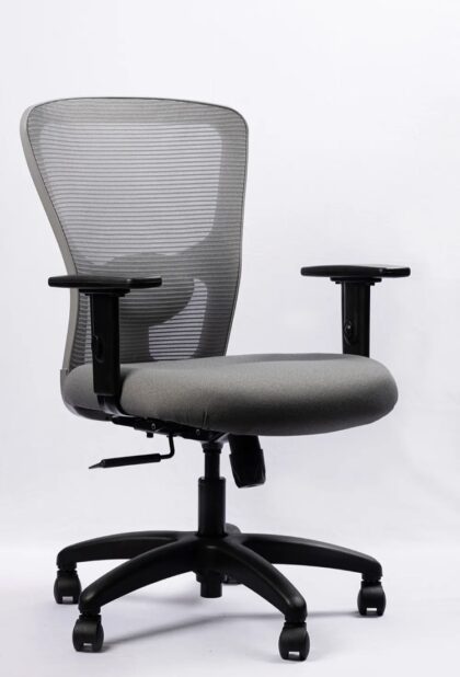 NX J Mesh Chair - Grey Frame, side view