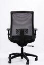 NX DYN Mesh Chair - Black Nylon Base, rear view