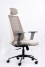 NX ELITE H High-Back Mesh Chair - Grey Frame, side view