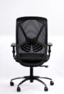 NX HEXA Mesh Chair - Black Frame, rear view