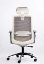 NX ELITE H High-Back Mesh Chair - Grey Frame, rear view