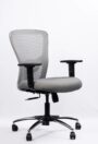 NX J Mesh Chair - Grey Frame with chrome base