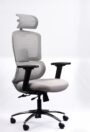 NX PULL H High-Back Mesh Chair - Grey Frame, side view