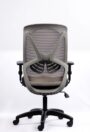 NX HEXA Mesh Chair - Grey Frame, rear view