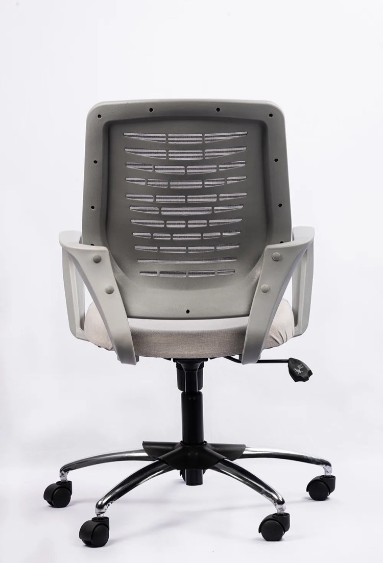 NX 805 Mesh Chair - Grey Frame, rear view