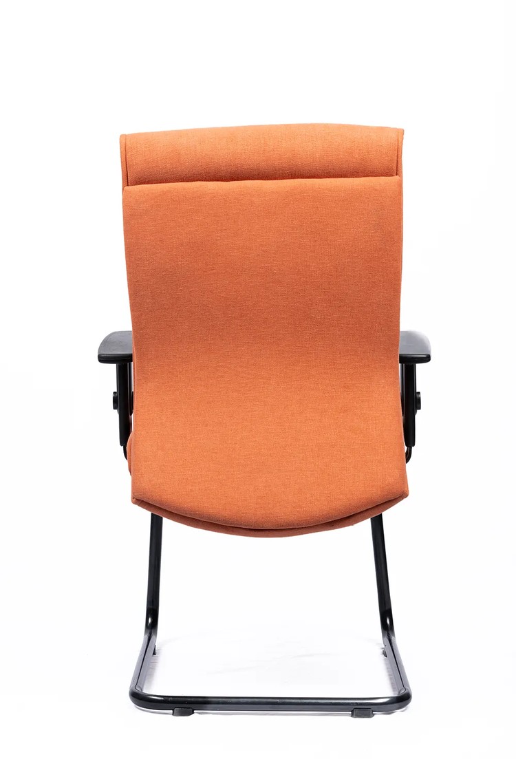 NX 112 Visitor Chair, black frame, rear view